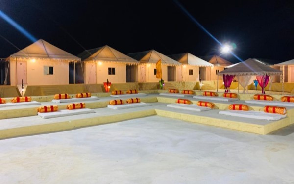 Desert camping Pushkar